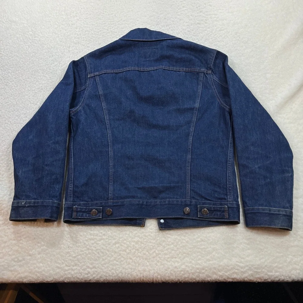 Levis Denim Jacket Mens 36 Blue 70506-0216 Trucker Made in Canada Vintage 90s
